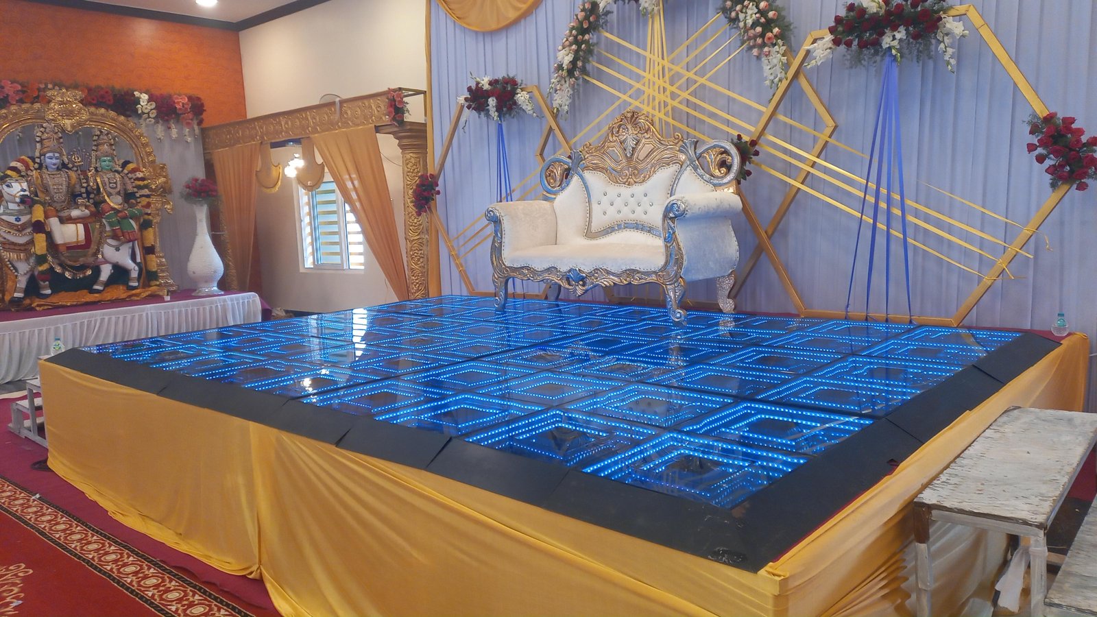 Blue LED Dance Floor