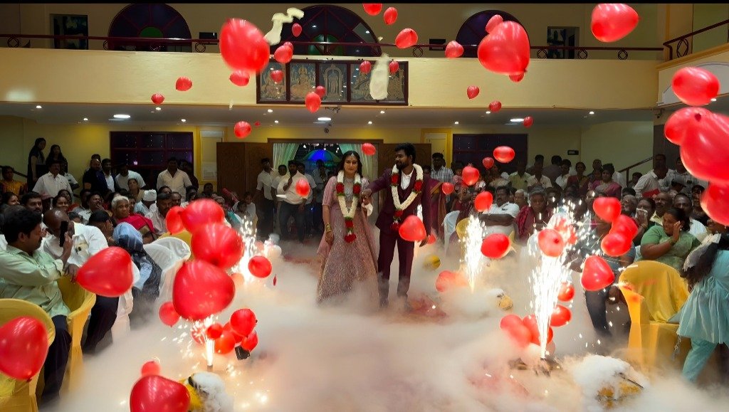 Balloon & Sparkler Entry